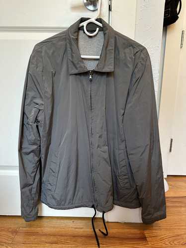 James Perse Silver metallic coach's jacket