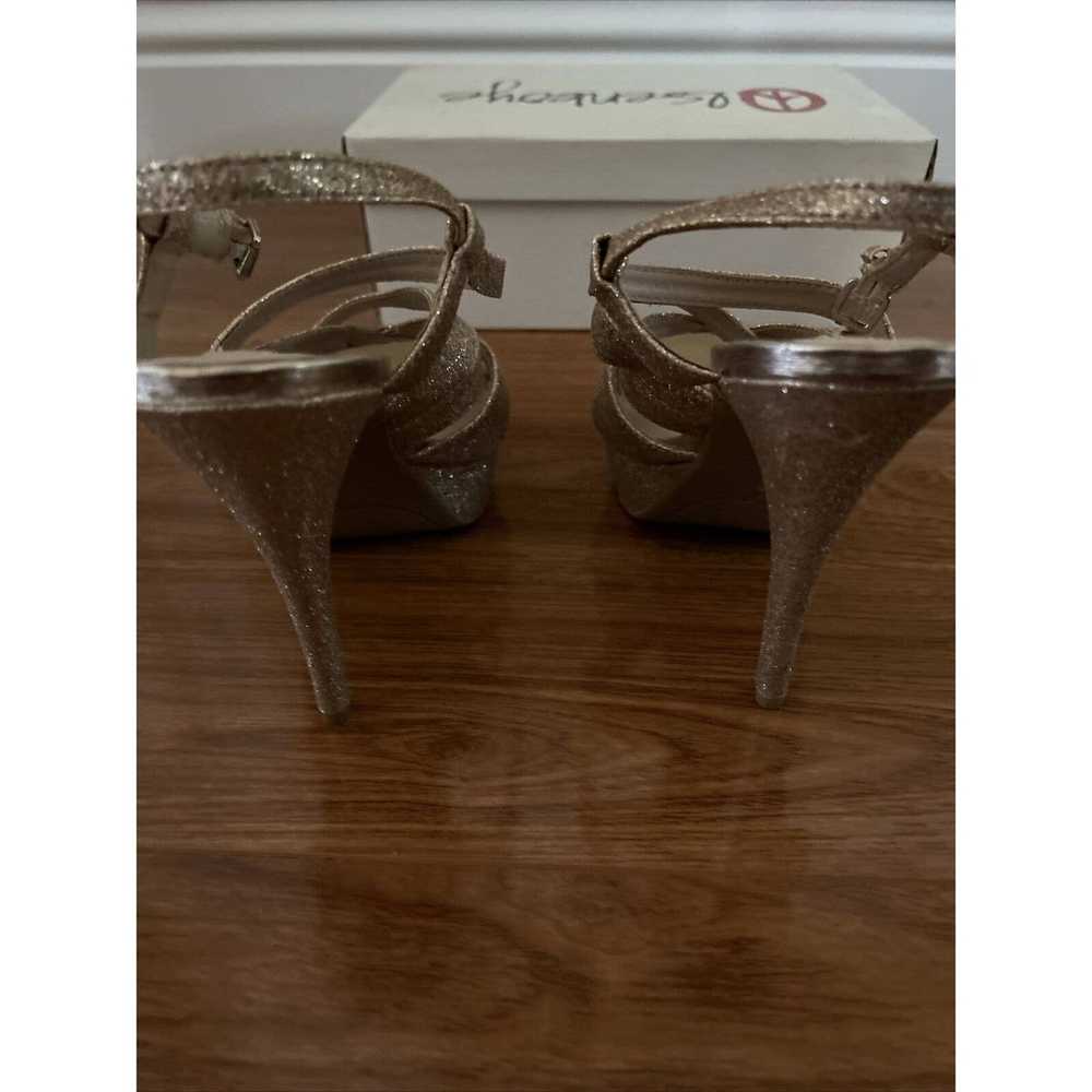 Steve Madden Olsenboye Gold Glitter Platform Stil… - image 6