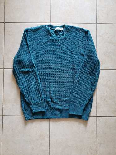 Inis Meain Inis Meain Teal Classic Crew Neck Sweat