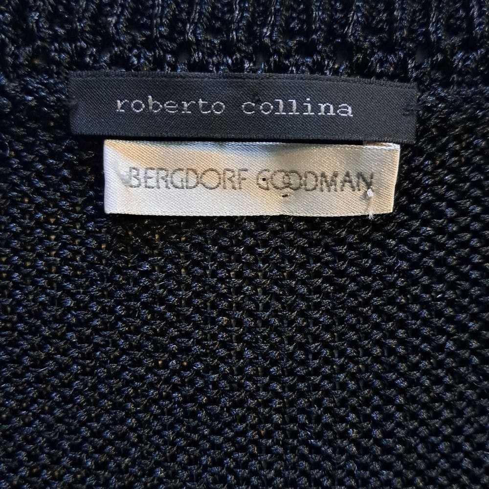 Roberto Collina Roberto Collina Crochet V Neck De… - image 9