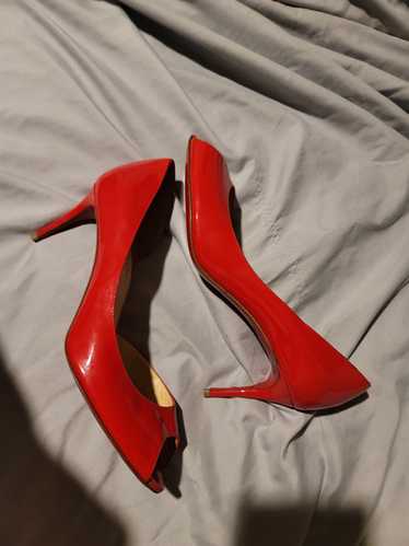 10 US/ 41 EU Christian Louboutin Paris Red Patent High Heel Stilettos -  Ruby Lane