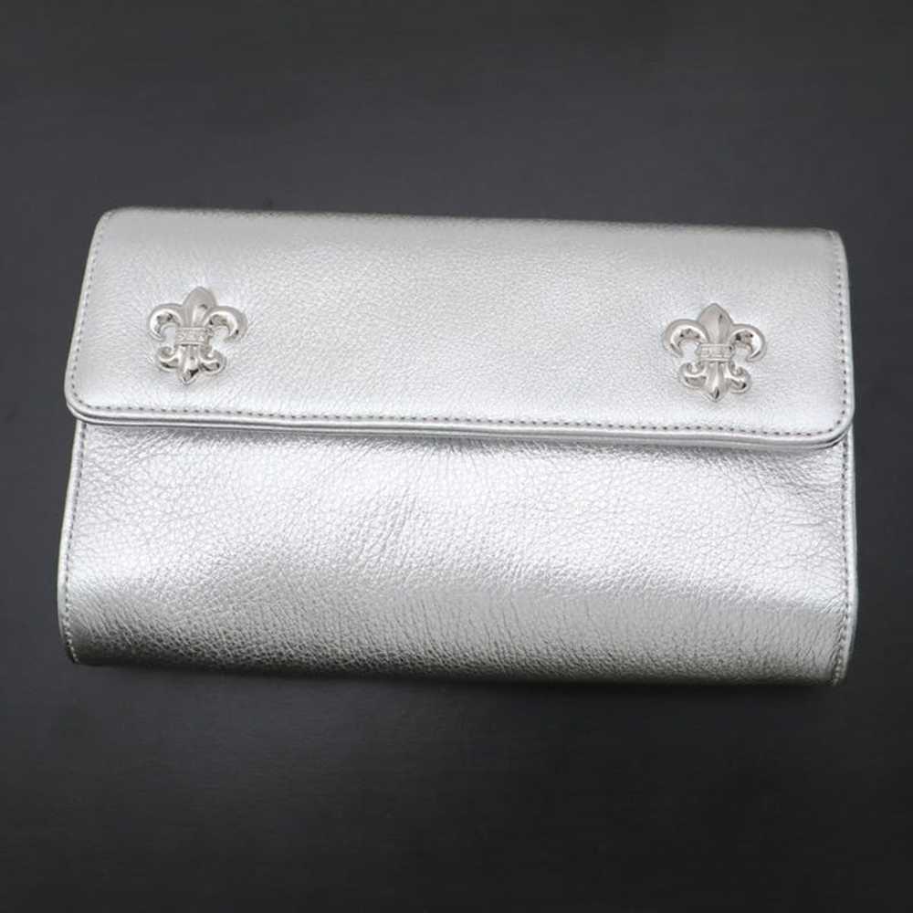 Chrome Hearts Chrome Hearts Double Fleur Clutch - image 1