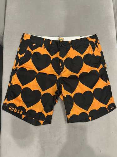 Human Made Human Made Orange Heart Shorts