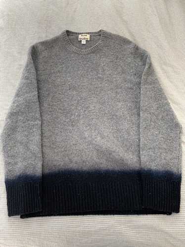 Acne Studios Gray/Navy Ombré Wool Sweater (Size S)