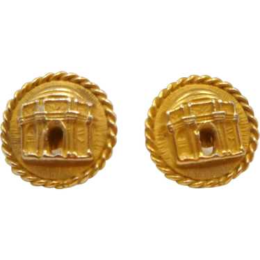 Vintage PPIE Gold Plated Earrings - image 1