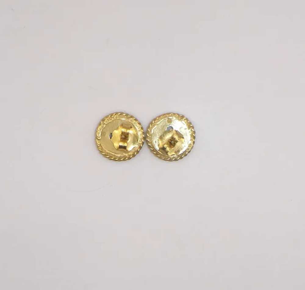 Vintage PPIE Gold Plated Earrings - image 5