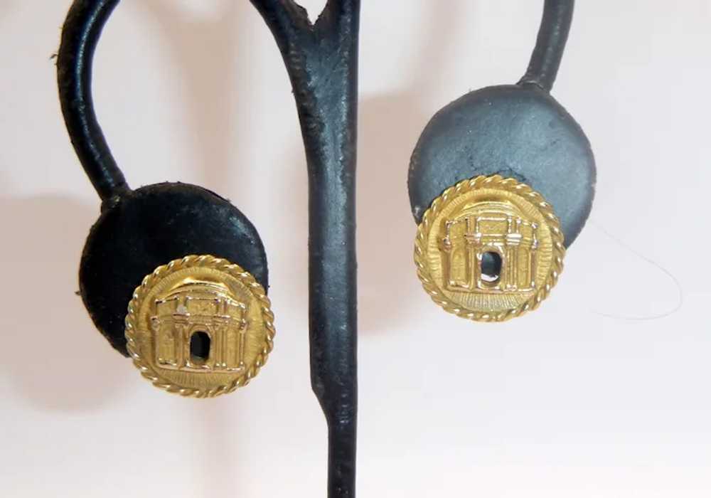 Vintage PPIE Gold Plated Earrings - image 7