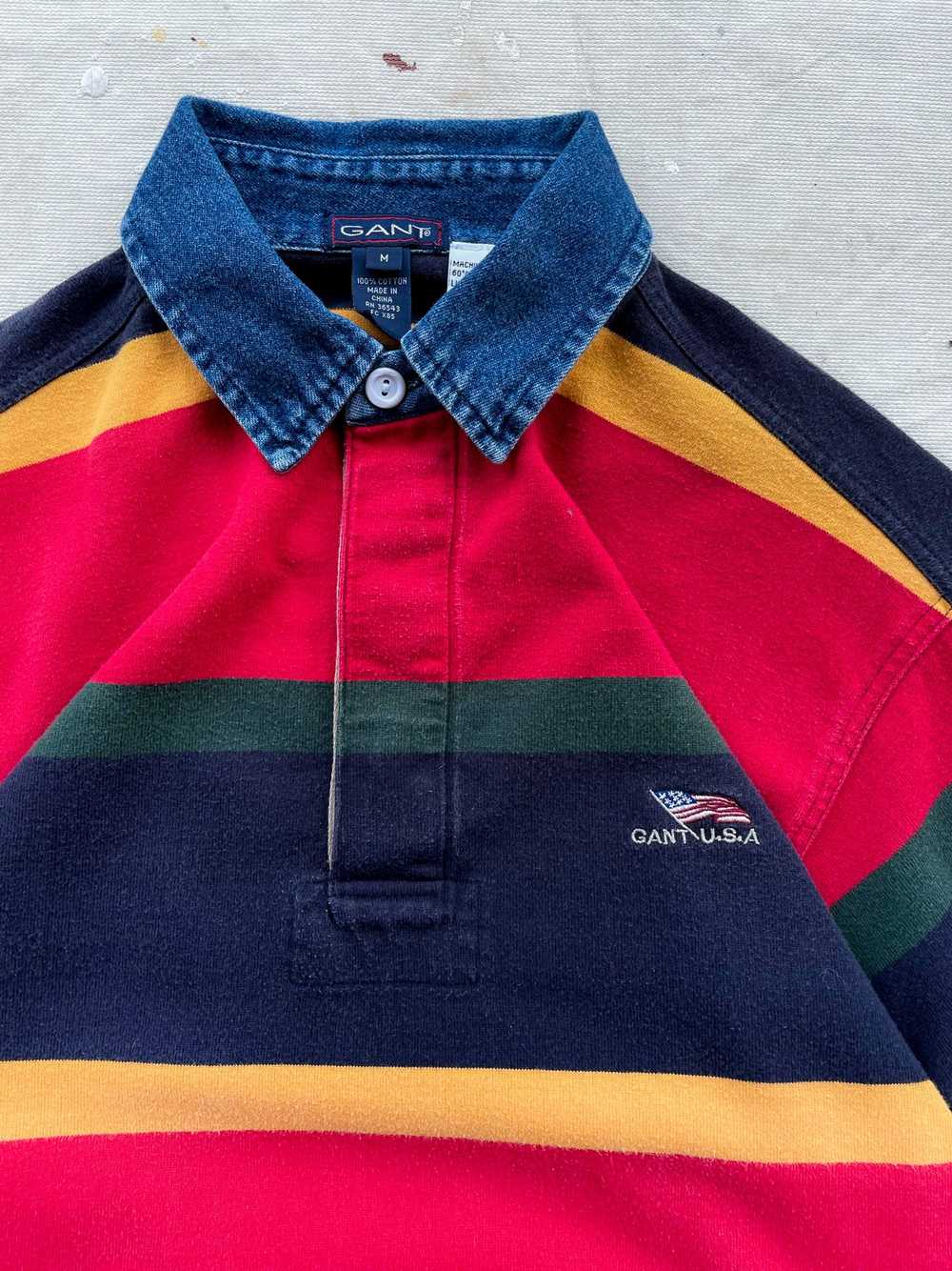 90's Gant Rugby Shirt—[M] - image 2