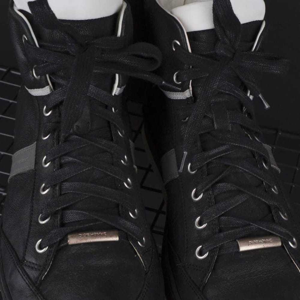 Dior Homme Leather high trainers - image 10