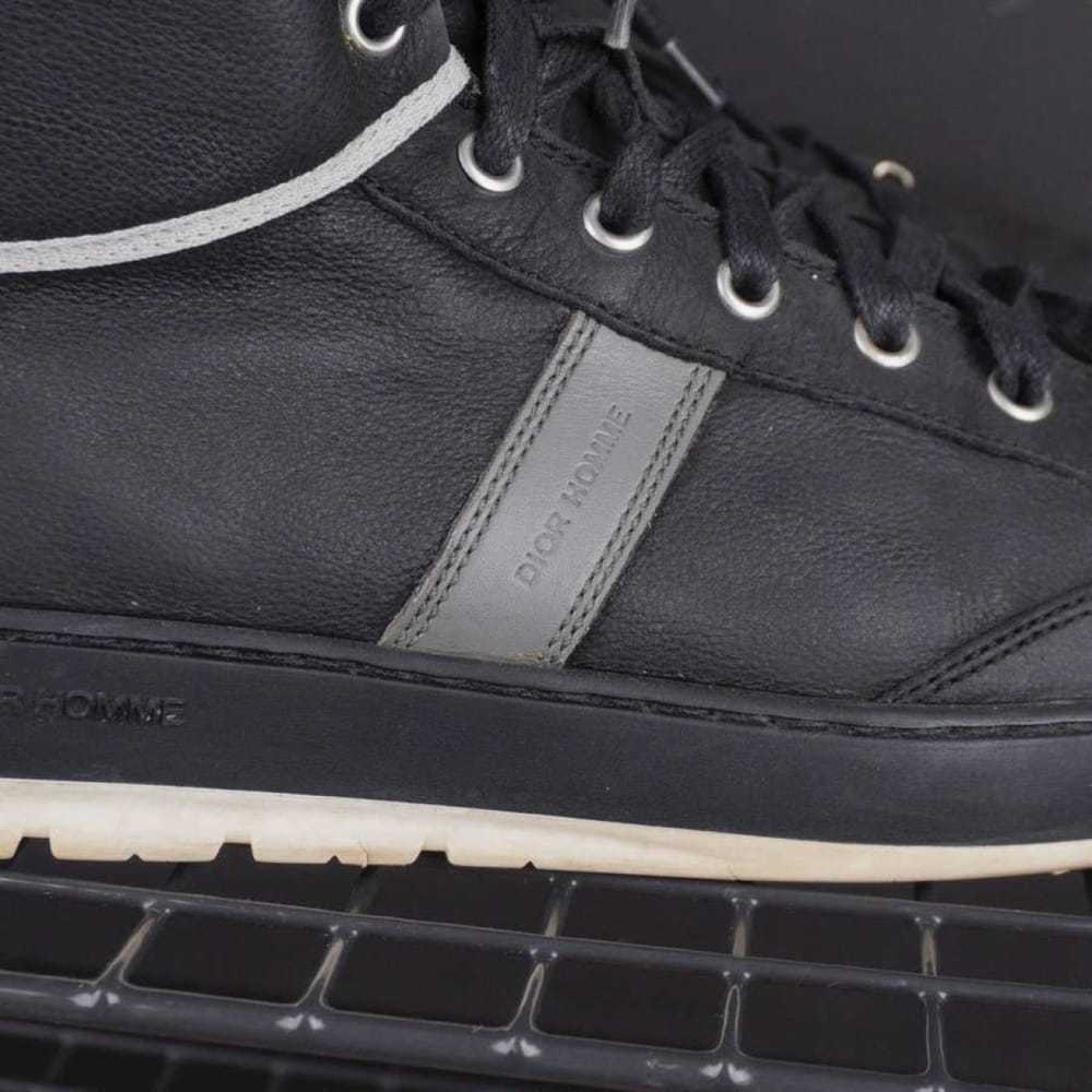 Dior Homme Leather high trainers - image 11