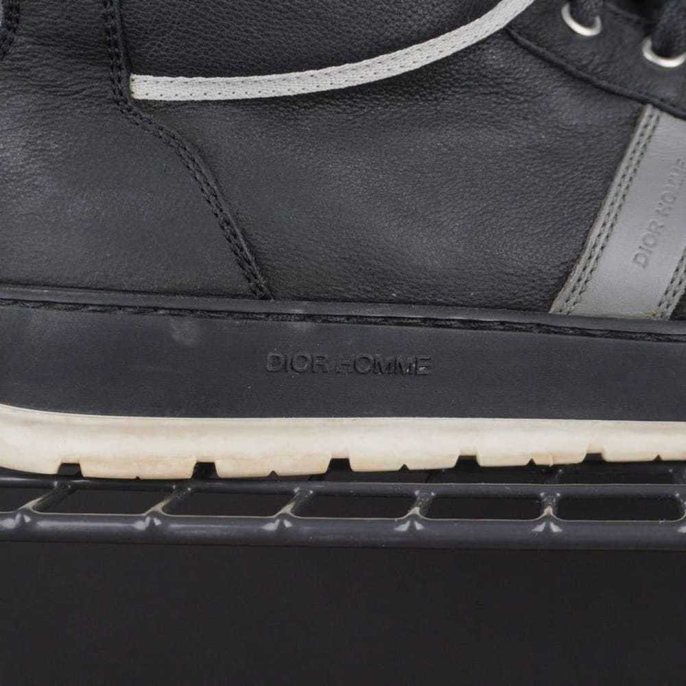 Dior Homme Leather high trainers - image 12