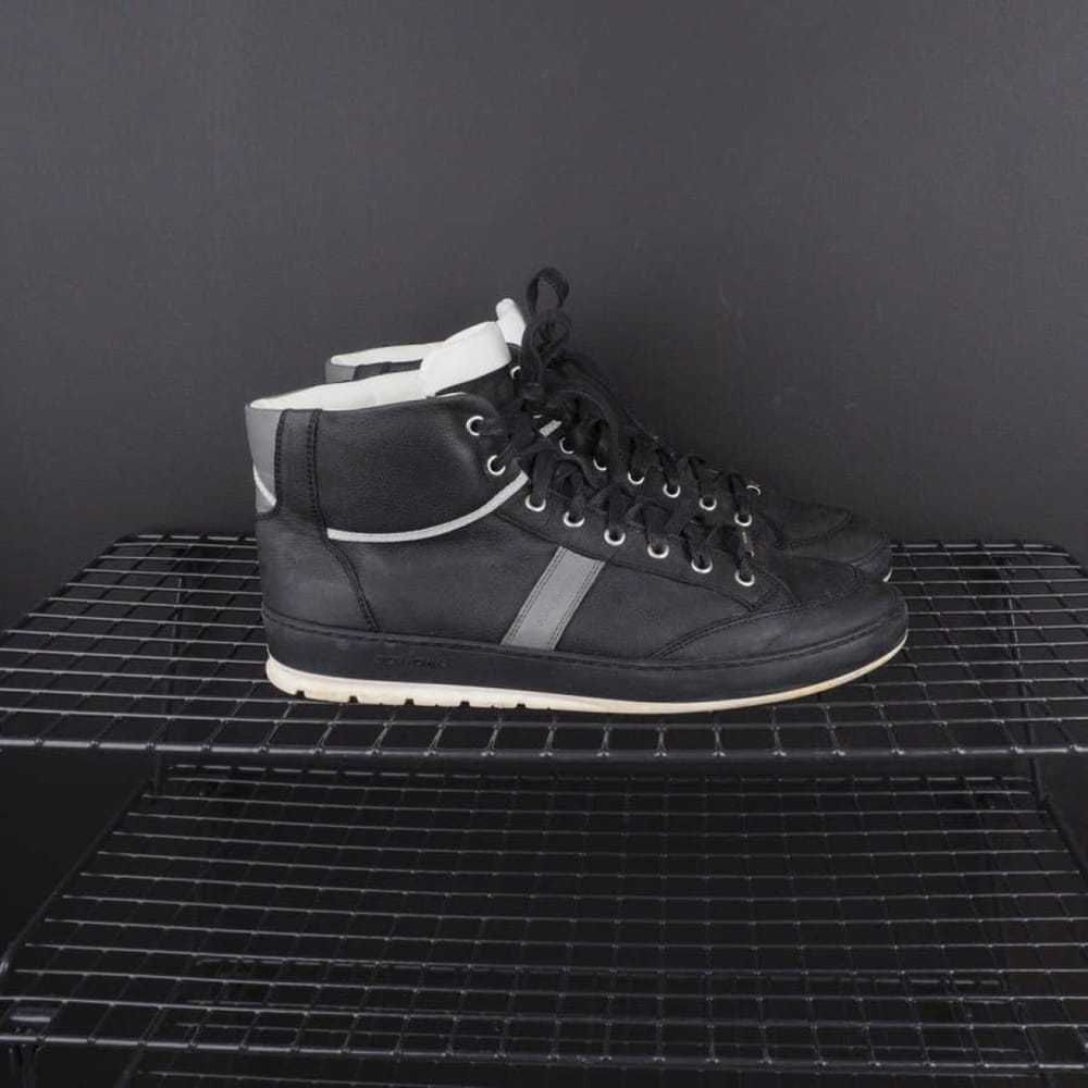 Dior Homme Leather high trainers - image 6