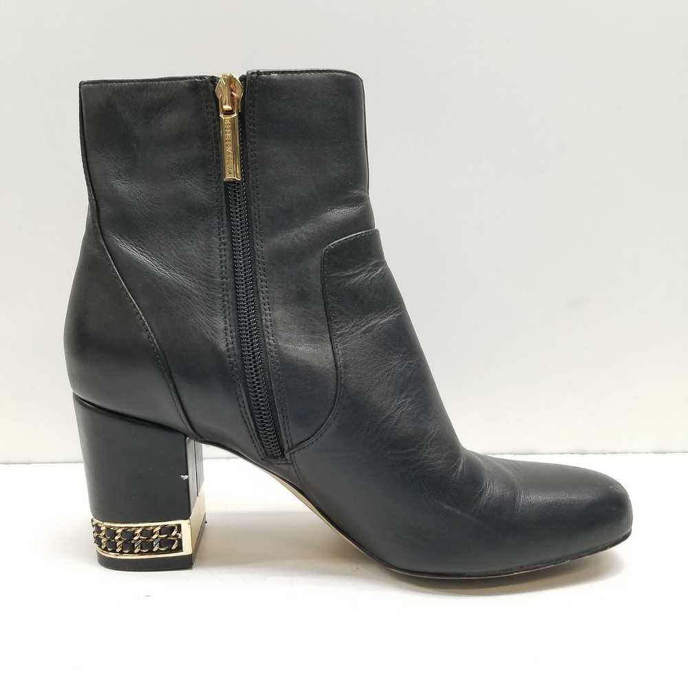 Karl Lagerfeld Paris Leather Boots Black 6 - image 2