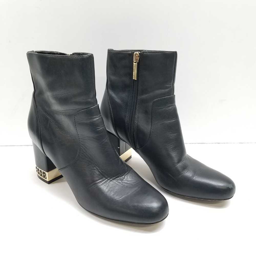 Karl Lagerfeld Paris Leather Boots Black 6 - image 3