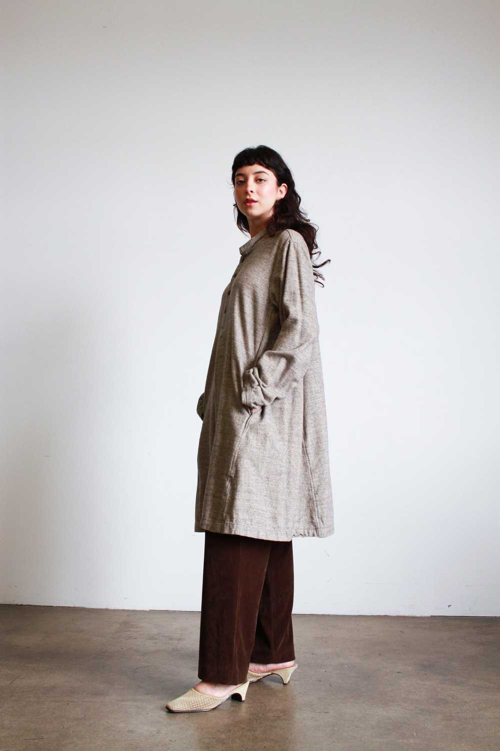 1990s CP Shades Grey Cotton Tunic - image 5