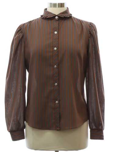1980's Oak Hill Womens Prairie Style Shirt
