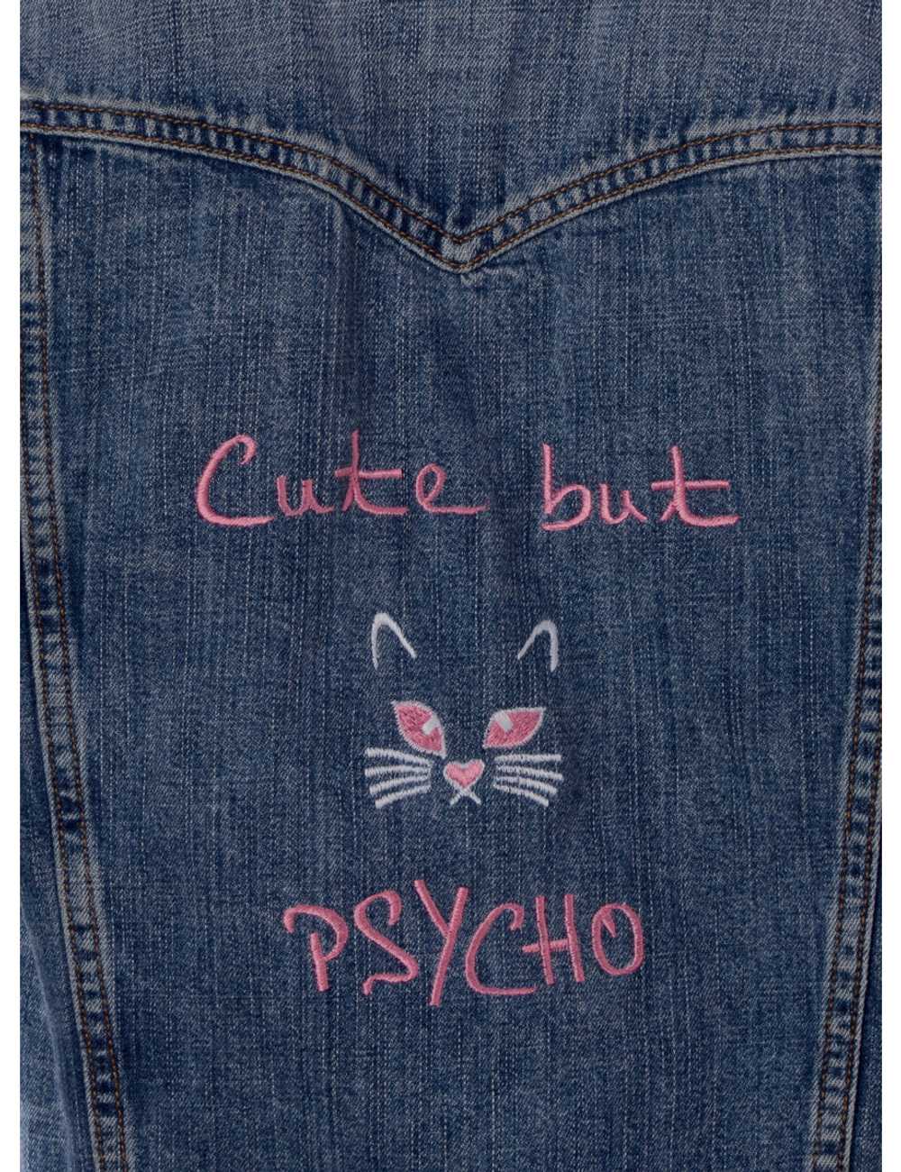Label Cute But Psycho Denim Jacket - image 3