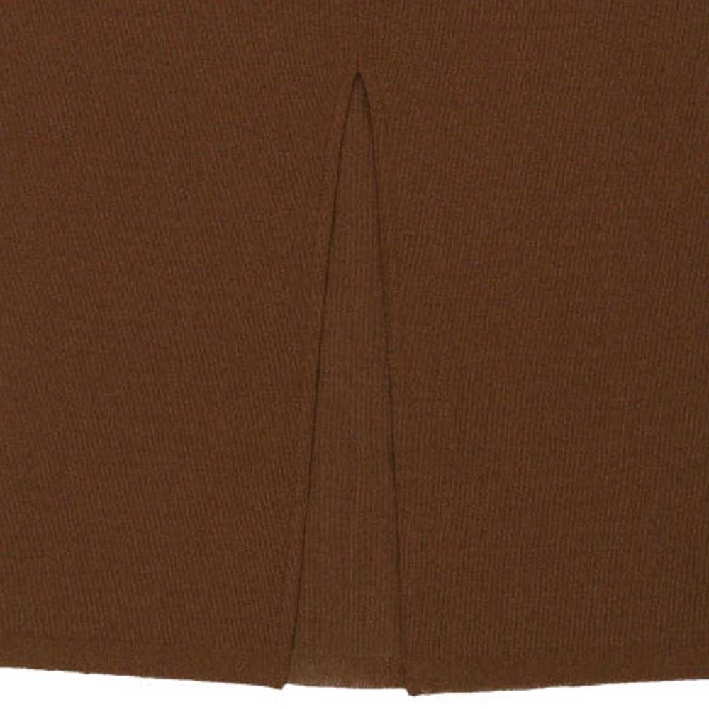 Unbranded Maxi Skirt - 28W UK 8 Brown Polyester - image 6