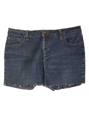 Reworked Molly Frayed Denim Shorts - W34 - image 1