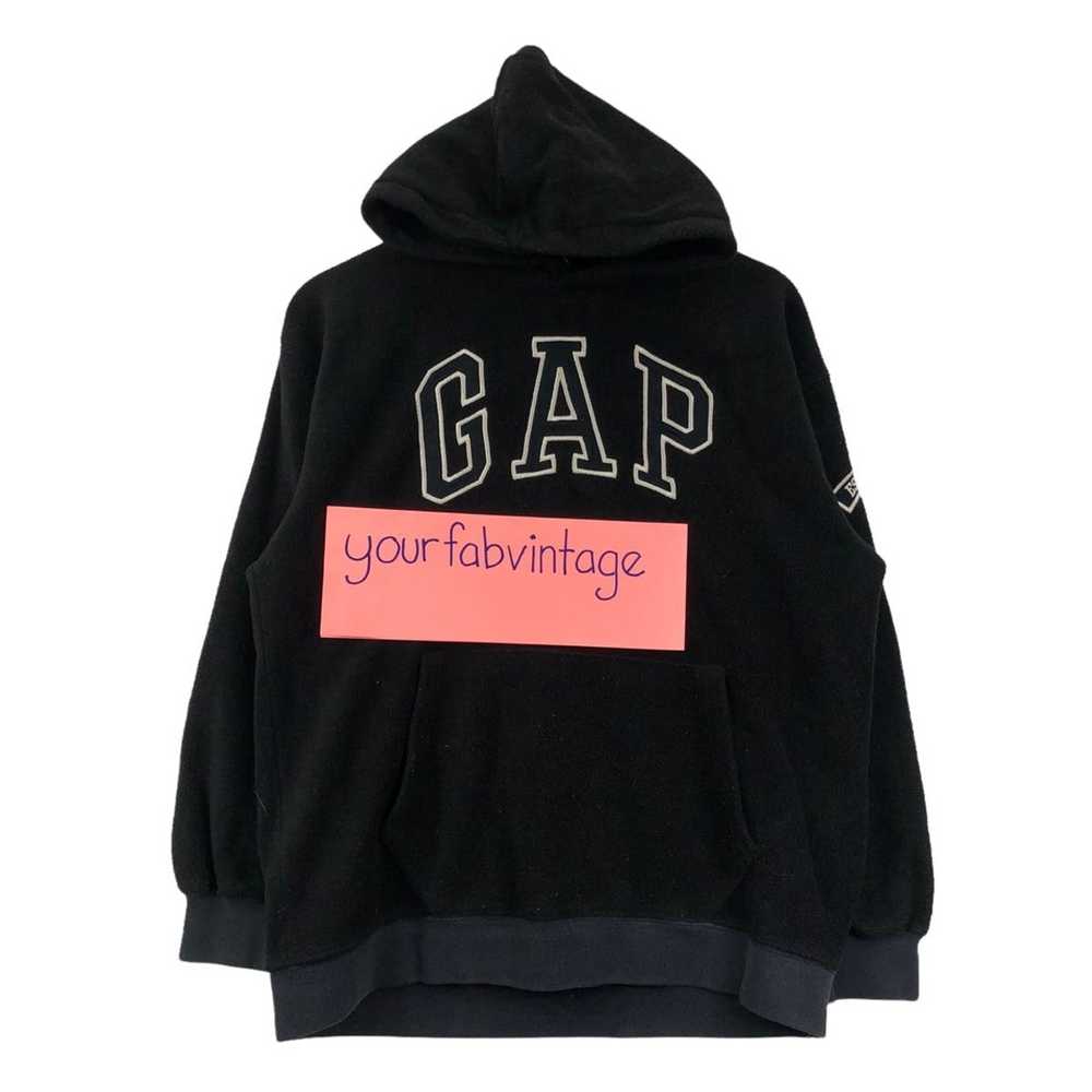 Gap Vintage GAP BIG LOGO Fleece Hoodie Pullover - image 1