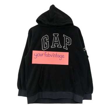 Gap Vintage GAP BIG LOGO Fleece Hoodie Pullover - image 1