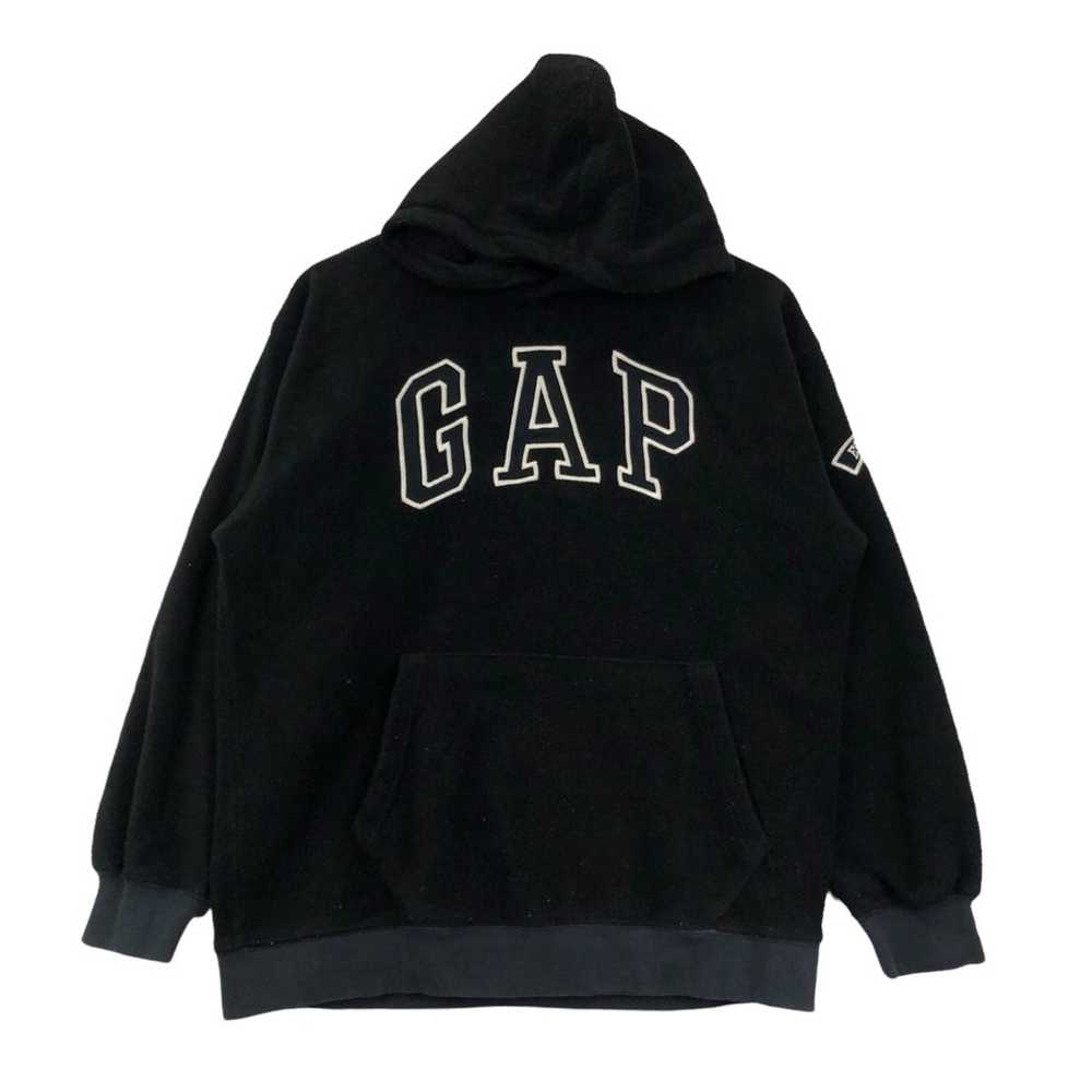 Gap Vintage GAP BIG LOGO Fleece Hoodie Pullover - image 2