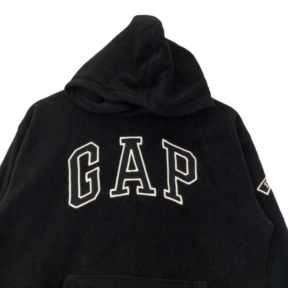 Gap Vintage GAP BIG LOGO Fleece Hoodie Pullover - image 3