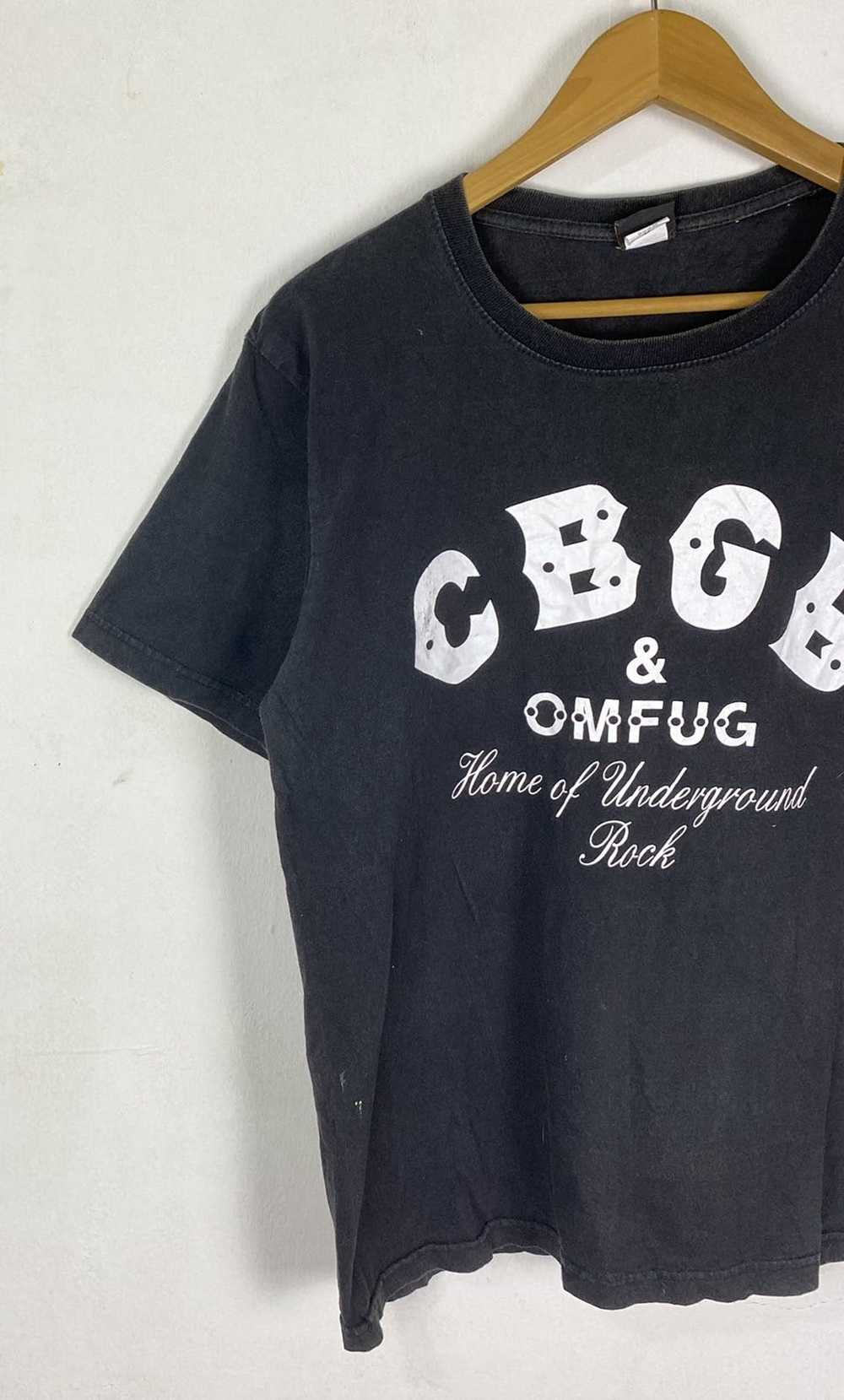 Band Tees × Vintage Vintage Bootleg CBGB Omfug Sh… - image 3