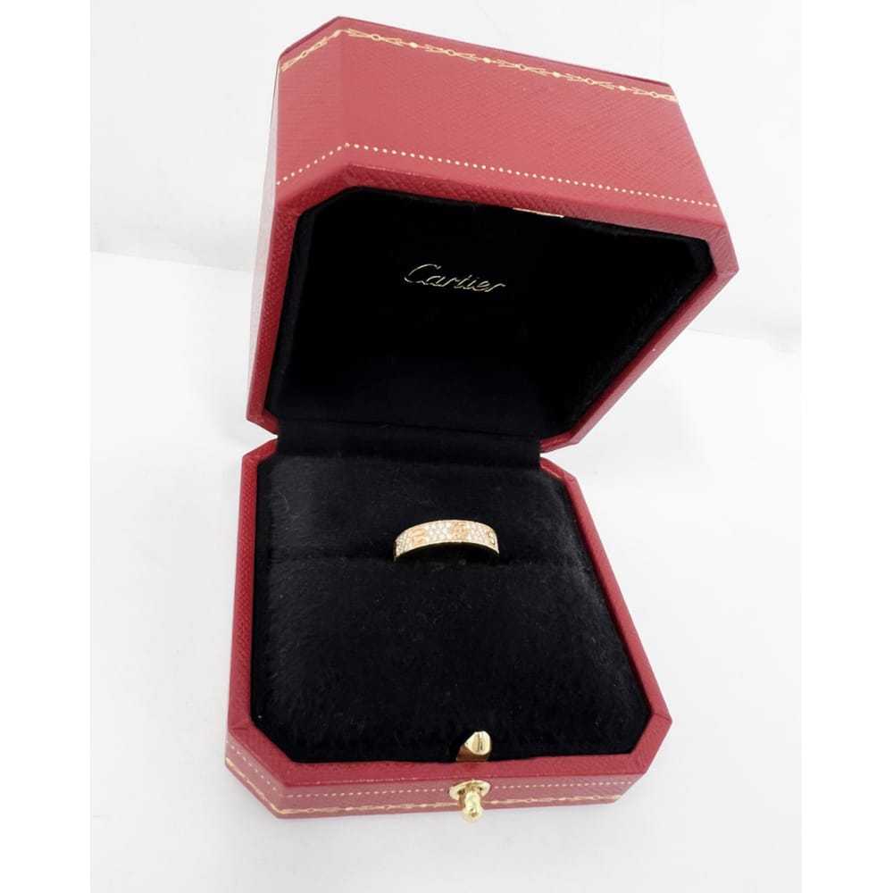 Cartier Love pink gold ring - image 3