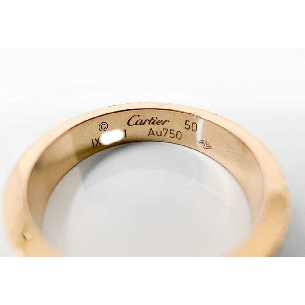 Cartier Love pink gold ring - image 6