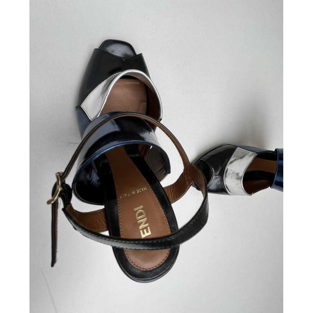 Fendi Colibri leather sandals - image 9