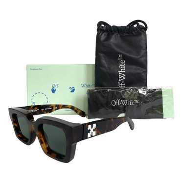 White - A pair of round enamel sunglasses with branded - Black 'Nassau' sunglasses  Off - StclaircomoShops Spain