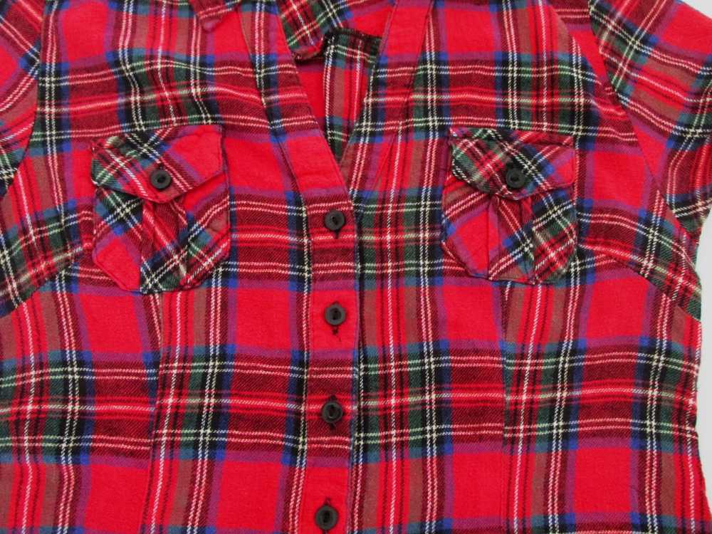 Other Derek Heart Short Sleeve Flannel Shirt Dres… - image 4