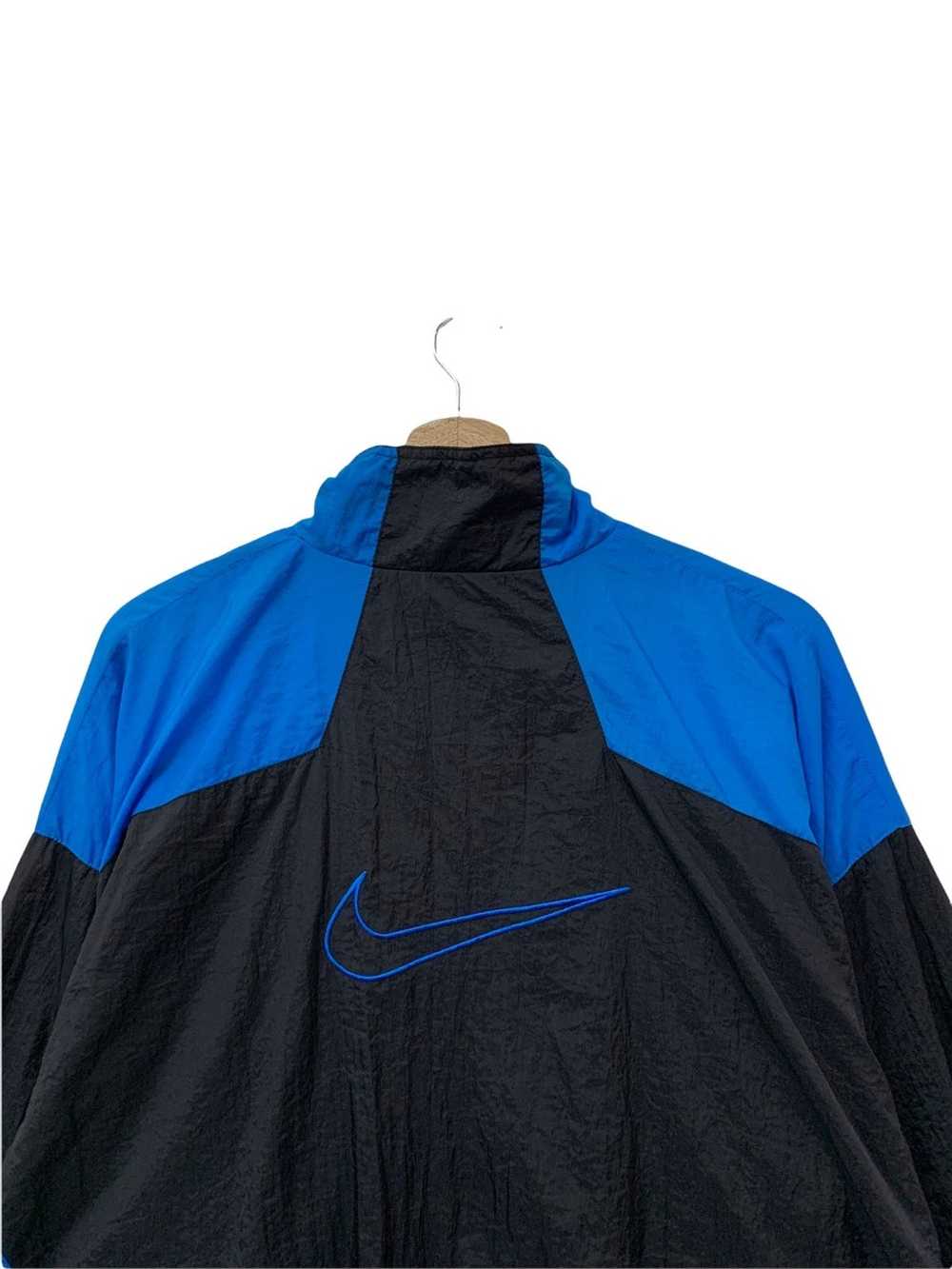 Vintage 90s Polyester Colour-Block Blue Nike Team Washington