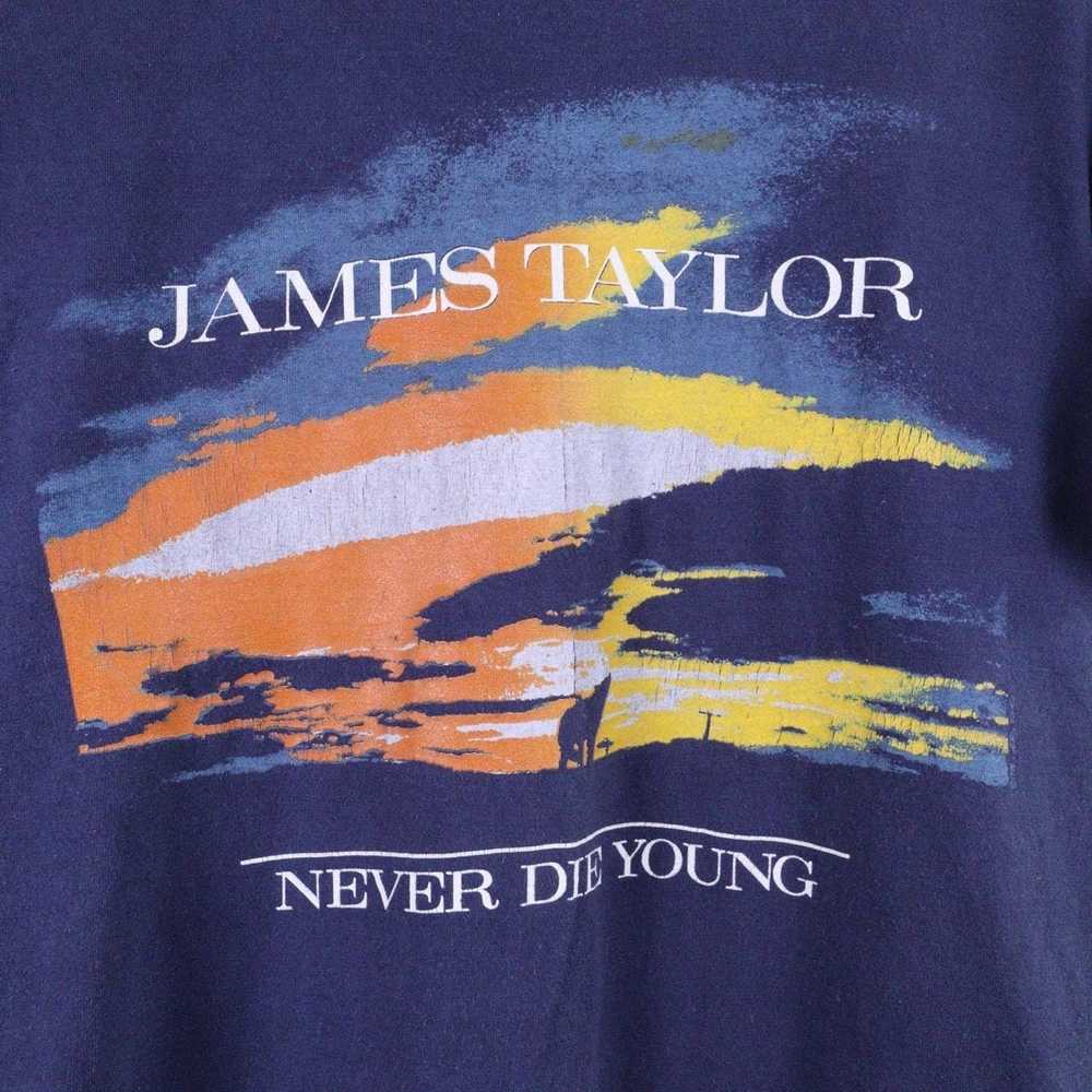 Other Vintage 80's James Taylor Never Die Young T… - image 2