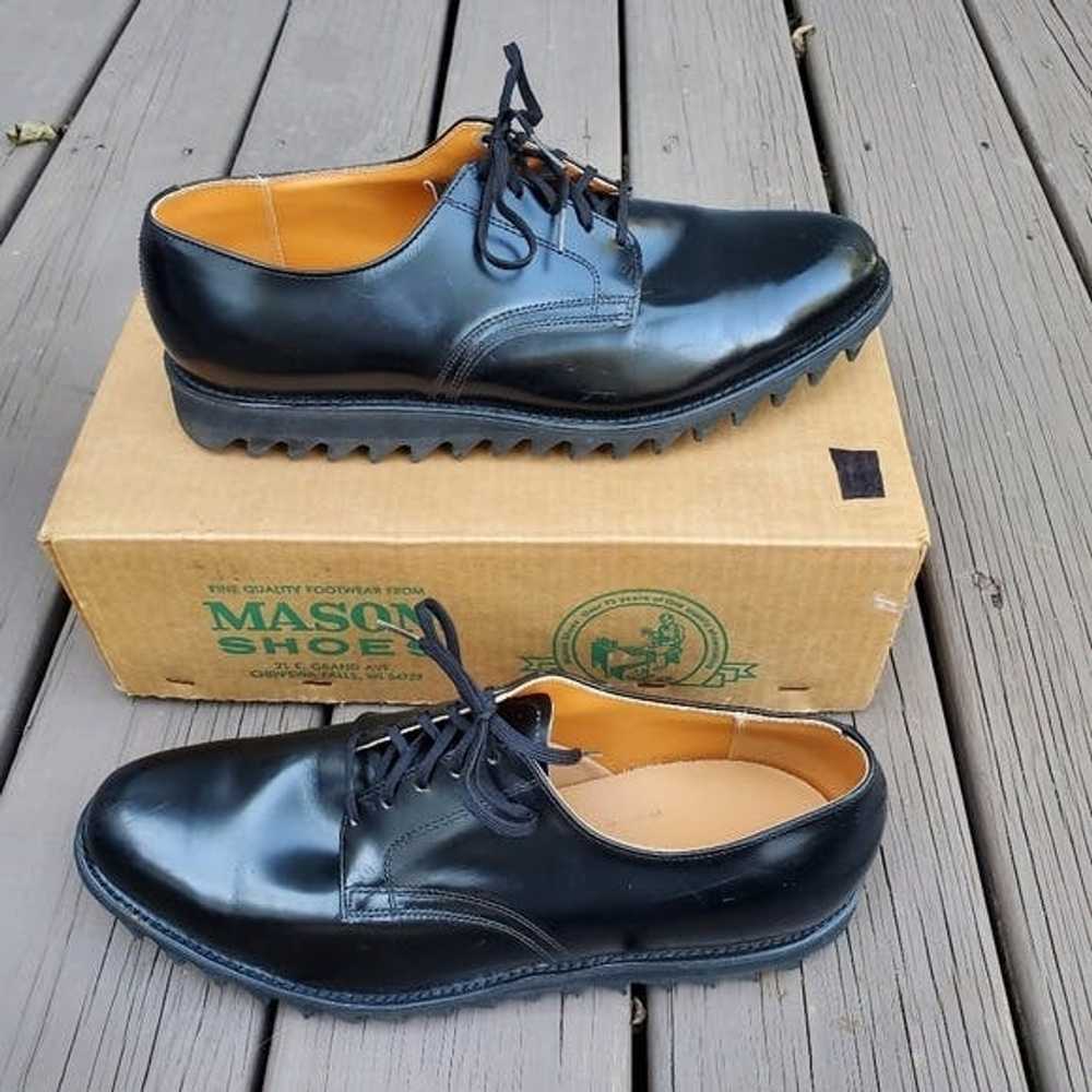 Streetwear × Vintage Vintage 60s Mason Shoes Blac… - image 8