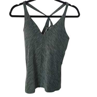 Prana Prana Womens M Heather Green Sleeveless Pad… - image 1