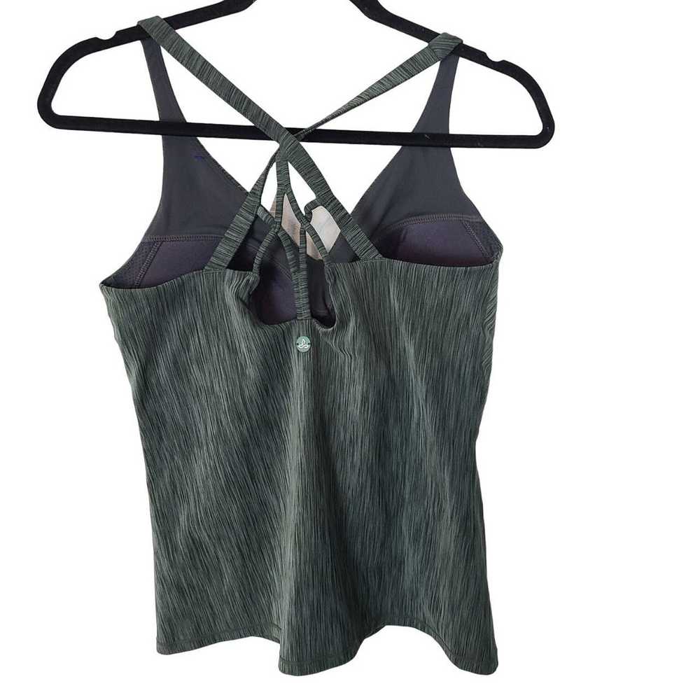 Prana Prana Womens M Heather Green Sleeveless Pad… - image 6