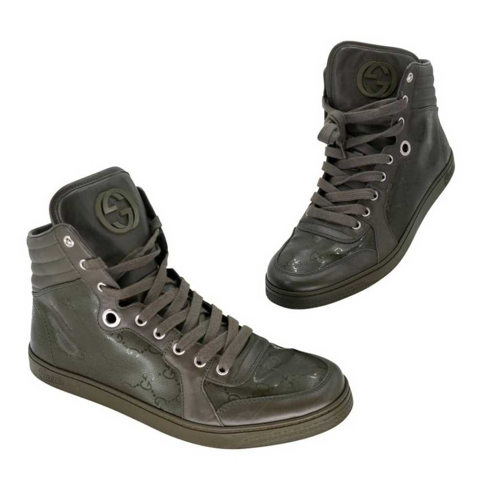 Gucci Gucci Military High Top GG 9.5 Monogram GG-… - image 1