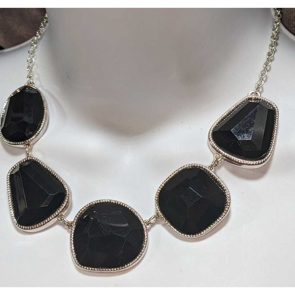 Other Avon Bold Black Gem Necklace - image 4