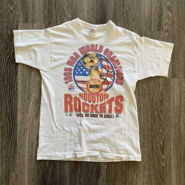 1980's-90's Houston Rockets Game Worn Warmup Shirt, Jacket and, Lot #83768