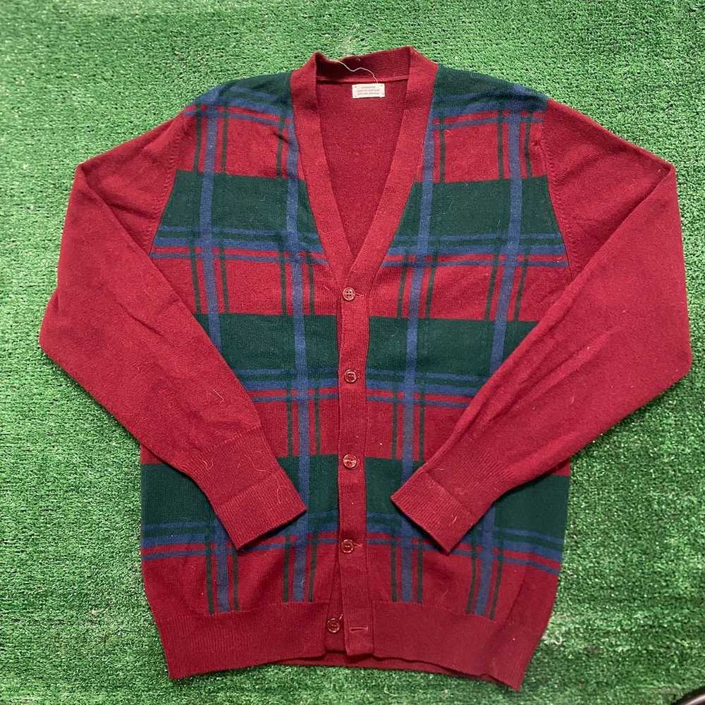 Cardigan × Cashmere & Wool × Vintage Vintage 80s … - image 1