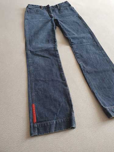 Prada × Vintage Vintage Prada Jeans Red Tab Logo