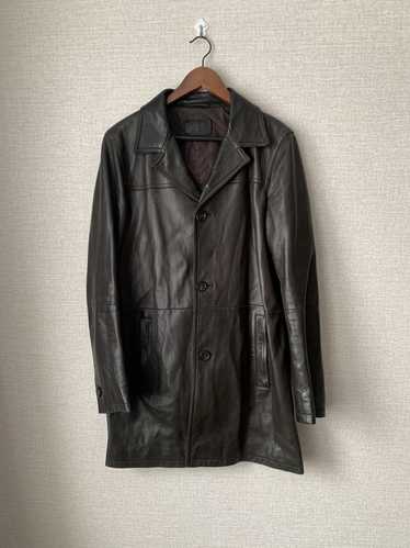 Prada Prada Leather Coat Jacket
