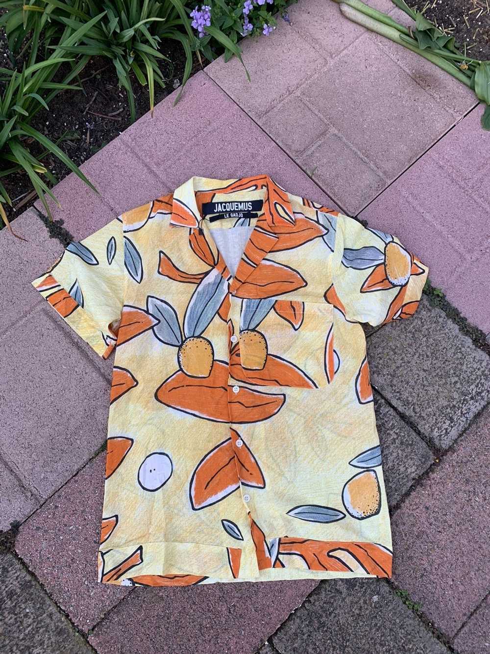 Jacquemus RARE GRAIL Jacquemus printed button up … - image 1