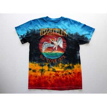 Led Zeppelin Led Zeppelin US Tour 1975 Tie-dye T-S