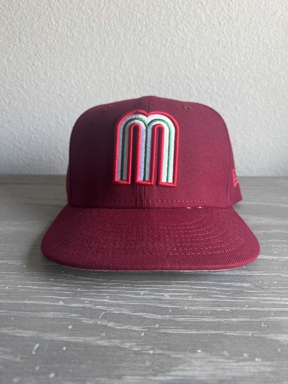 New Era 59Fifty Mexico City Diablos Rojos de Mexico Fitted Hat Scarlet Red  White