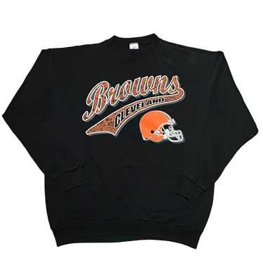 1990 Vintage Bart Simpson Cleveland Browns Shirt Logo 7 Large Brown Defense  NFL |