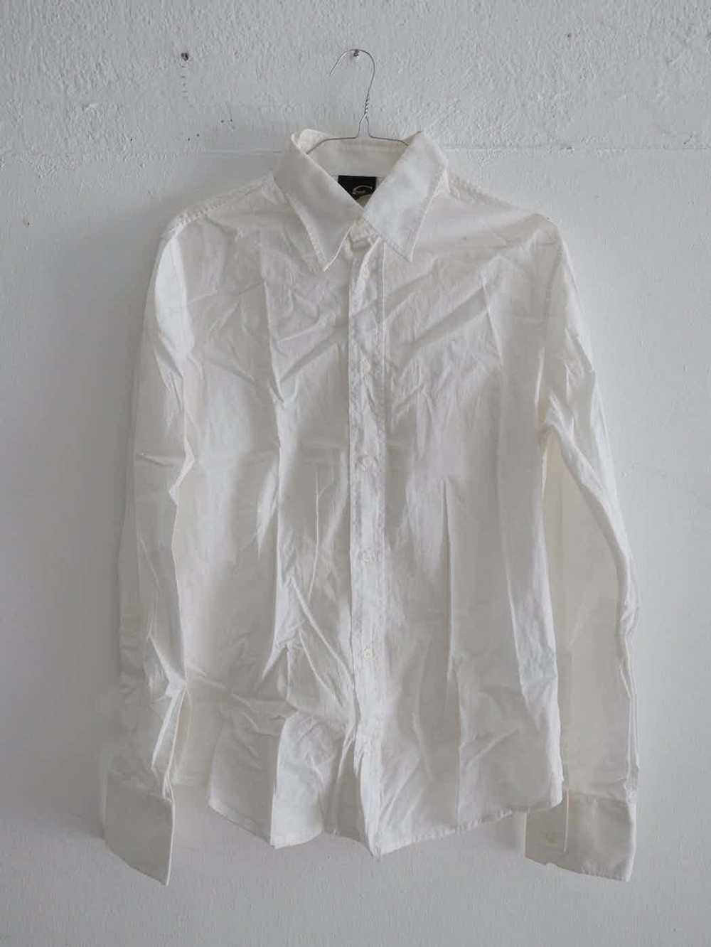 Roberto Cavalli Just Cavalli White Dress Shirt M - image 1