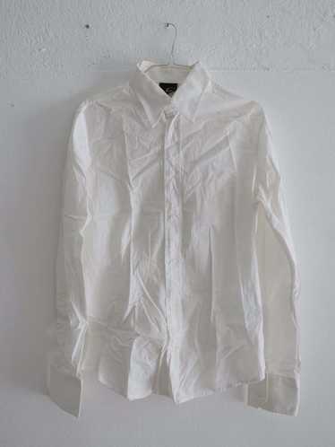 Roberto Cavalli Just Cavalli White Dress Shirt M - image 1